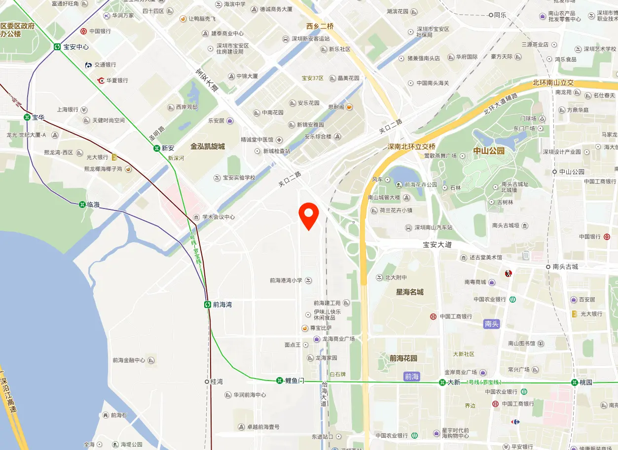 前海中冶大厦地图位置